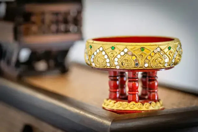 Traditionelle thailändische Dekoration im Studio